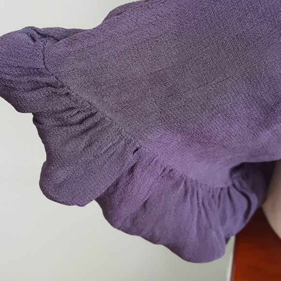 Anthropologie Rohit Rahul Khanna Sheer Broen Swing Crop Top (S) - Picture 6 of 9